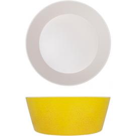 Round Bowl - Melamine - Seville - Lemon Yellow - 26.5cm (10.4&quot;) - 3.9L (137oz)