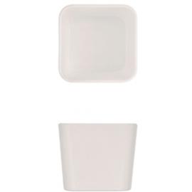 Square Dish - Bento Box Insert - Melamine - Tokyo - White - 8cm (3.2&quot;) - 30cl (10.5oz)