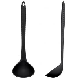 Ladle - Silicone - Black - 30cm (11.75&quot;)