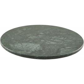 Platter - Round - Marble - Green - 33cm (13&quot;)