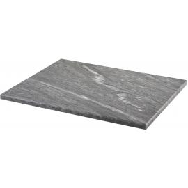 Platter - Rectangular - Marble - Dark Grey - GN 1/2