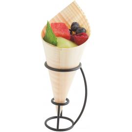 Cone Holder -  Black - Holds 1 Disposable Cone