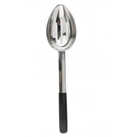 Serving Spoon - Slotted - Anti Microbial Handle - Stainless Steel - Black - 5.9cl (2oz)