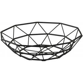 Round Basket - Delta - Black - 20cm (8&quot;)