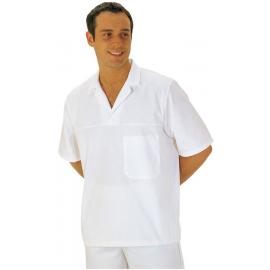 Bakers Shirt - Short Sleeve - Polycotton - White - 2X Large