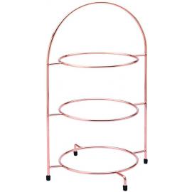 Cake Plate Stand - Copper - 3 Tier - 43cm (17&quot;)