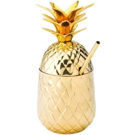 Pineapple Cocktail Glass - Gold - Hawaii - 57cl (20oz)