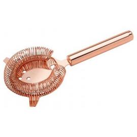 Cocktail Strainer - Deluxe Hawthorne - Copper Plated - 2 Ear - 19.8cm (7.8&quot;)