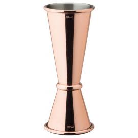 Jigger - Classic Double Ended - Copper Plated  - 25 & 50ml - NON CE