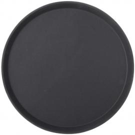 Round Tray - Non-Slip - Black - 35.5cm (14&quot;)