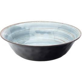 Round Serving Bowl - Melamine - Wildwood - Blue - 25cm (10&quot;)