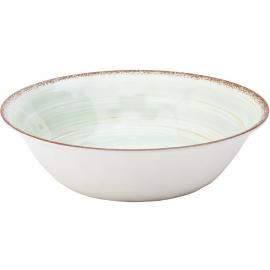 Round Serving Bowl - Melamine - Wildwood - Green - 25cm (10&quot;)