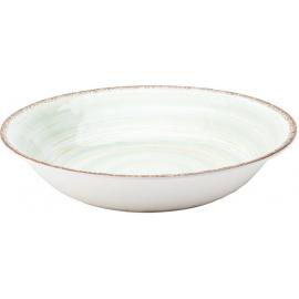 Round Serving Bowl - Melamine - Wildwood - Green - 35cm (13.75&quot;)