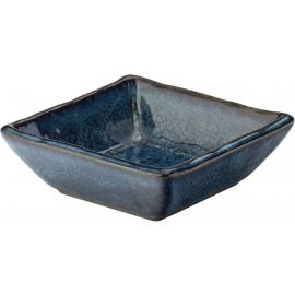 Square Dipping Dish - Porcelain - Azure - Blue - 9cm (3.5&quot;)