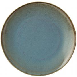 Round Plate - Porcelain - Lagoon - Blue - 25cm (9.75&quot;)