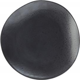 Round Plate - Porcelain - Nero - Black - 25.5cm (10&quot;)