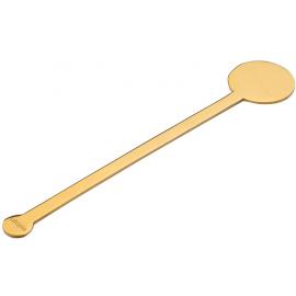 Cocktail Stirrer - Disc Topped - Gold - 15cm (6&quot;)