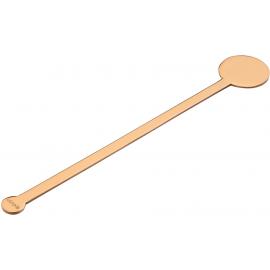 Cocktail Stirrer - Disc Topped - Copper - 18cm (7&quot;)