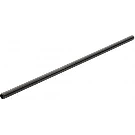 Straight Straw - With Cleaning Brush - Stainless Steel - Matt Black - Eco-Friendly - 21.5cm (8.5&quot;) x 6mm