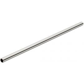 Sip Stir Straw - With Cleaning Brush - Stainless Steel - Silver - Eco-Friendly - 14cm (5.5") x 5.5mm