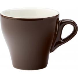 Coffee Cup - Tulip - Porcelain - Barista - Brown - 18cl (6.25oz)