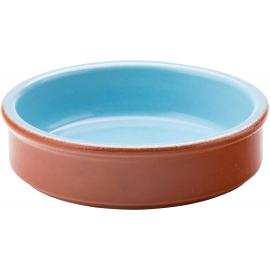 Tapas Dish - Terracotta - Estrella - Light Blue - 10cm (4&quot;)