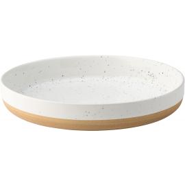 Coupe Bowl - Porcelain - Raw White - White & Sand - 20cm (8&quot;)
