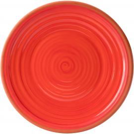 Round Plate - Melamine - Calypso - Red - 35.5cm (14&quot;)