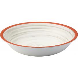 Round Serving Bowl - Melamine - Calypso - White - 34cm (13.5&quot;)