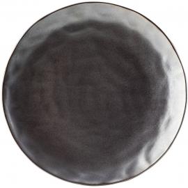 Round Plate - Porcelain - Apollo - Pewter - 25.5cm (10&quot;)