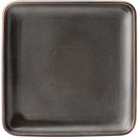 Plate - Square - Porcelain - Fondant - Silver - 20cm (8&quot;)
