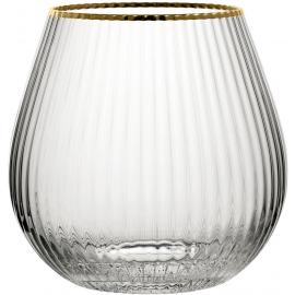 Cocktail & Gin Glass - Stemless - Gold Rim - Hayworth - 65cl (22oz)