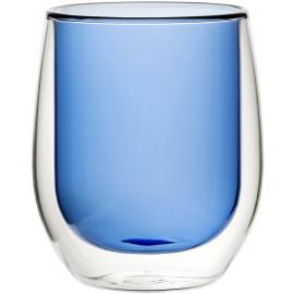 Water Glass - Double Walled - Blue - 27cl (9.7oz)