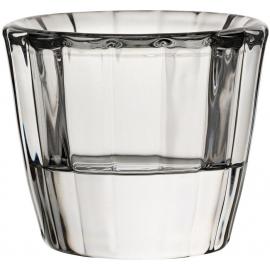 Tealight Holder - Ribbed - Clear - 6.8cm (2.7&quot;)