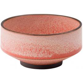 Round Bowl - Porcelain - Coral - 13cm (5&quot;)