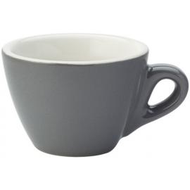 Flat White Cup - Porcelain - Barista - Grey - 16cl (5.5oz)