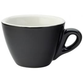 Flat White Cup - Porcelain - Barista - Black - 16cl (5.5oz)