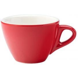 Flat White Cup - Porcelain - Barista - Red - 16cl (5.5oz)