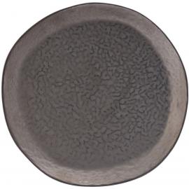 Round Plate - Stoneware - Midas Pewter - 26cm (10.25&quot;)