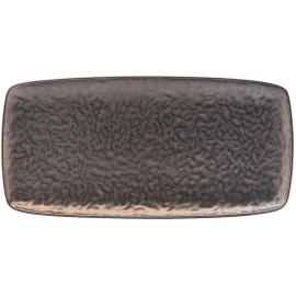 Rectangular Platter - Stoneware - Midas Pewter - 30cm (12&quot;)