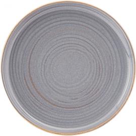 Coupe Plate - Stoneware - Santo - Dark Grey - 17.5cm (7&quot;)