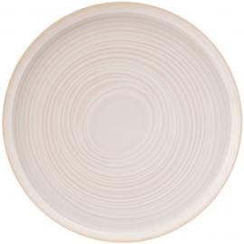 Coupe Plate - Stoneware - Santo - Light Grey - 28cm (11&quot;)
