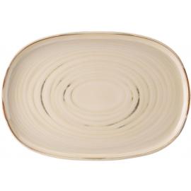 Plate - Rectangular - Stoneware - Santo - Taupe - 33cm (13&quot;)