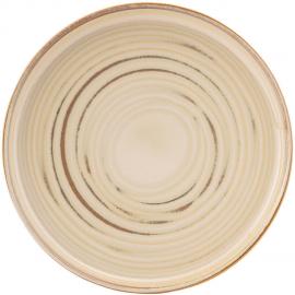 Coupe Plate - Stoneware - Santo - Taupe - 22cm (8.5&quot;)