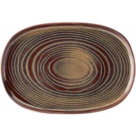Plate - Rectangular - Stoneware - Santo - Tropical - 33cm (13&quot;)