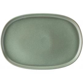 Plate - Rectangular - Stoneware - Pico - Green - 33cm (13&quot;)