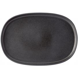 Plate - Rectangular - Stoneware - Pico - Black - 33cm (13&quot;)
