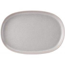 Plate - Rectangular - Stoneware - Pico - Grey - 33cm (13&quot;)
