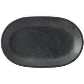 Coupe Plate - Oval - Deep - Porcelain - Murra Ash - 32cm (12.5&quot;)