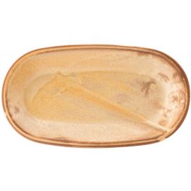 Coupe Plate - Oval - Deep - Porcelain - Murra Honey - 25cm (10&quot;)